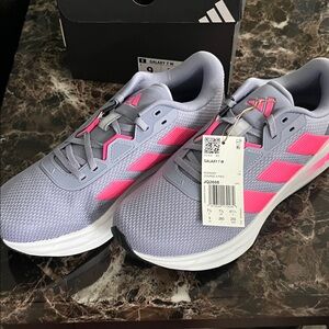 Adidas Women's Athletic Shoes in Gray and Pink 9 NEW